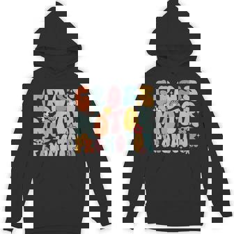 Gross Motor Promoter Physical Therapist Groovy Cute Unisex Hoodie - Monsterry