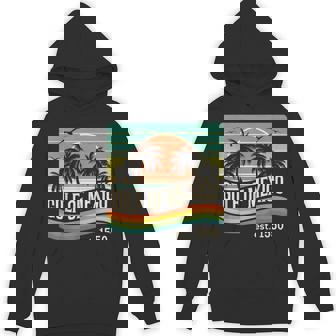 Gulf Of Mexico Est 1550 Beach Palms Vintage Hoodie | Mazezy