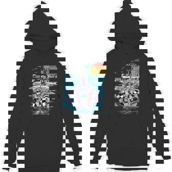 Gulf Of Us America Est 2025 Retro Vintage Beach Hoodie | Mazezy