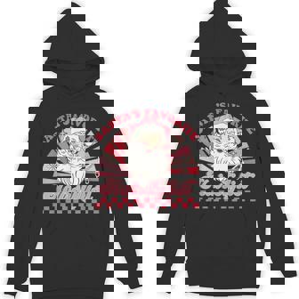 Hairstylist Christmas Santa Claus Vintage Xmas Hairdresser Hoodie - Seseable