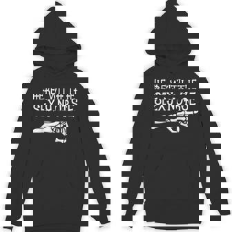 Halloween Couple Costume Skeleton Here With The Sexy Nurse Unisex Hoodie - Monsterry