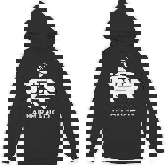 Ham Radio Pig Lover Morse Code Geek CW Operator T-Shirt Unisex Hoodie - Monsterry