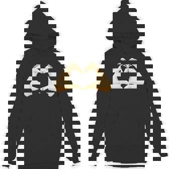 Hand Heart Hands Forming A Heart Unisex Hoodie - Monsterry