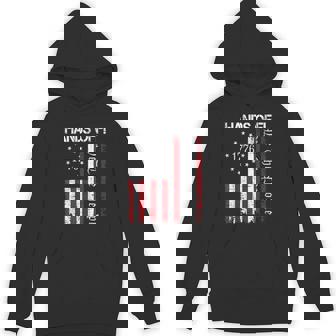 Hands Off Protest Social Security Medicare Flag Protest Hoodie - Thegiftio UK