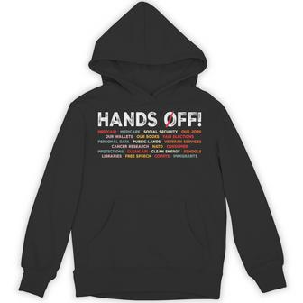 Hands Vintage Off Protest Hoodie - Thegiftio UK