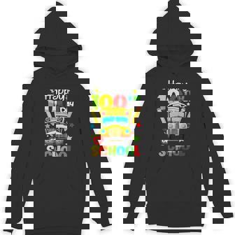 Happy 100Th Day Of School Bus Driver 100 Days Of School Hoodie - Seseable