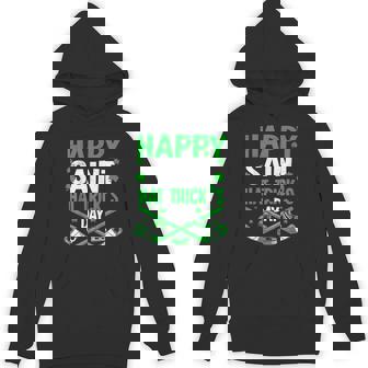 Happy Saint Hat Trick's Day Ice Hockey St Patrick's Hoodie | Mazezy