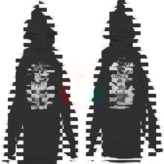 Happy Schnauzer Dog Raising Paws Dog Lovers Animal Unisex Hoodie - Monsterry