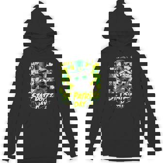 Happy St Pat Rizz Day St Patrick's Day Raccoon Hoodie - Monsterry