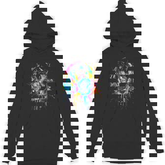 Headphones Music DJ Music Headphones Splash EDM Music Lover Unisex Hoodie - Monsterry