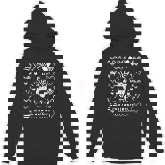 Heart Anatomy Valentine Little Heart Matter Chd Awareness Hoodie | Mazezy