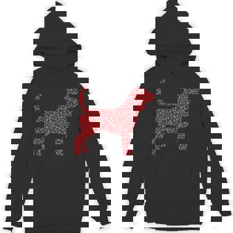 Heart Dog Lover Beagle Puppy Valentines Day Unisex Hoodie - Monsterry