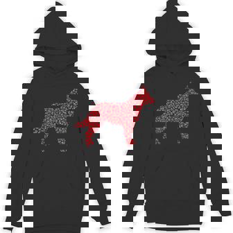 Heart Dog Lover Heeler Puppy Valentines Day Unisex Hoodie - Monsterry
