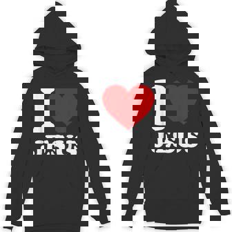 I Heart Jesus I Love Jesus Hoodie - Thegiftio UK