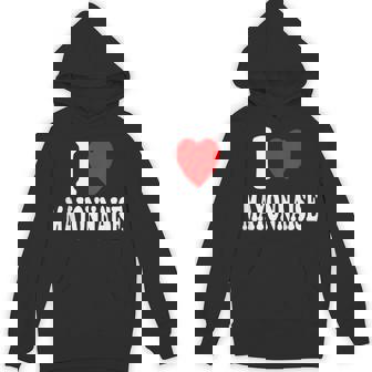 I Heart Love Mayonnaise Favorite Condiment Sandwich Unisex Hoodie - Monsterry
