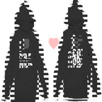 I Heart Love Scary Movies Horror Thriller Suspense Unisex Hoodie - Monsterry