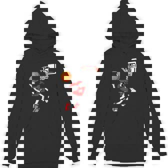 Heart Playing Basketball Valentine's Day Boys Hoodie - Thegiftio UK