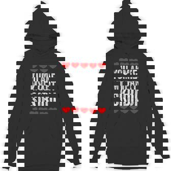You Make My Heart Skibidi Valentine Day Kids Rizz Love Unisex Hoodie - Monsterry