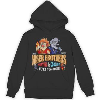 Heating & Cooling Brothers Christmas Retro Hoodie - Thegiftio UK