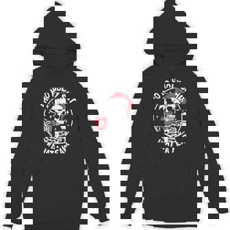 Ho Ho Holy Shit What A Year Christmas Skeleton Hoodie | Seseable UK