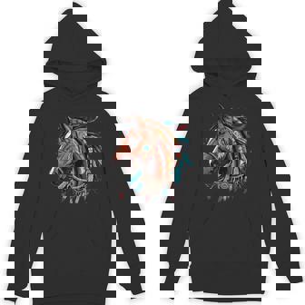 Horse Native American Indigenous Heritage Indian Pride Unisex Hoodie - Monsterry