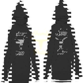 Howdy Putos Bull Skull Country Cowboy Western Graphic Hoodie | Mazezy