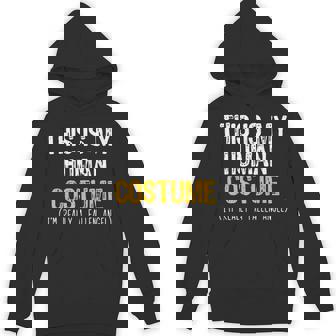 Human Costume Fallen Angel Halloween Dark Evil Lazy Easy Unisex Hoodie - Monsterry