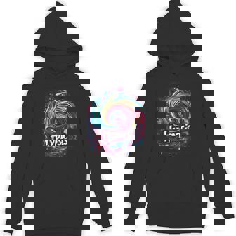 Hypnosis In Rainbow Colors With Cosmic Hallucinations Premium Unisex Hoodie - Monsterry