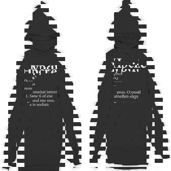 Hypocrite Shirt Definition Personalized Name Shirt Unisex Hoodie - Monsterry