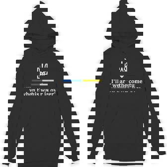 I’Ll Wear The Costume When This War Is Over Hoodie - Seseable