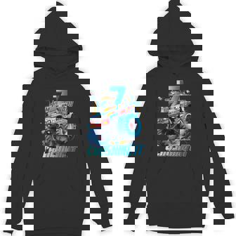 I'm Crushing It Monster Truck 7 Year Old Boys 7Th Birthday Hoodie - Monsterry
