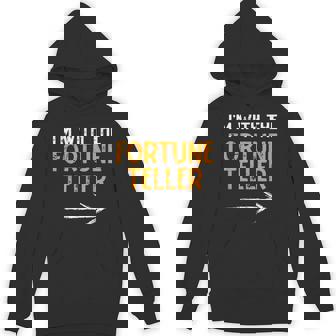 I'm With Fortune Teller Last Minute Costume Halloween Couple Unisex Hoodie - Monsterry