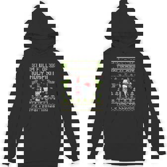 I'm Full Of Holiday Spirit It's Called Vodka Ugly Christmas Unisex Hoodie - Monsterry