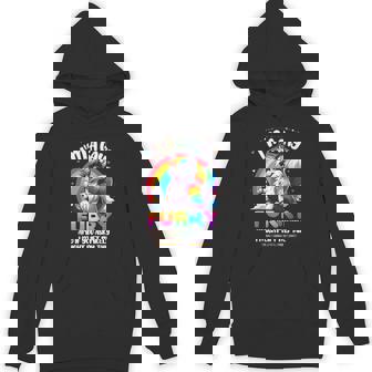 I'm A Gay Furry Rainbow Fox Wolf Fandom Pride Month Rainbow Unisex Hoodie - Monsterry