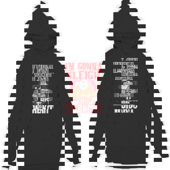 I'm Gonna Sleigh This Workout Santa Claus Gym Merry Liftmas Unisex Hoodie - Monsterry