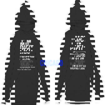 I'm Not Perfect Just From Chicago Sarcastic Love Unisex Hoodie - Monsterry