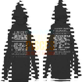 I'm Not Perfect But I'm Pisces Horoscope Zodiac Sign Unisex Hoodie - Monsterry