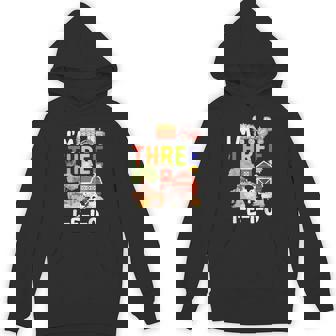 I'm Three I-E-I-O 3 Years Old Farm Animal Birthday Matching Hoodie - Monsterry