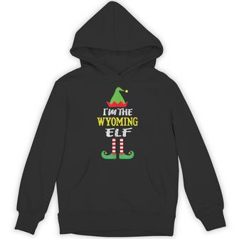 I'm The Wyoming Elf Matching Family Christmas Group Unisex Hoodie - Monsterry
