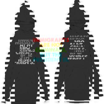 Immigrants Are Not Criminals But The President Is Hoodie | Seseable UK