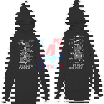 It's My 4Th Birthday Spider Boy Birthday Theme Party Hoodie | Seseable CA