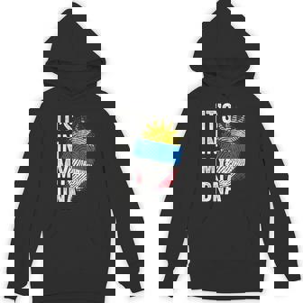 ITS IN MY DNA Antigua And Barbuda Flag Roots Pride Genetic Unisex Hoodie - Monsterry