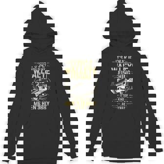 It's Kind Of Hobby Angler Fisherman Walleye Fishing Hoodie | Mazezy