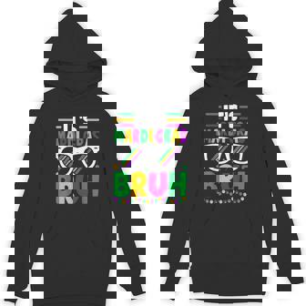 It's Mardi Gras Bruh Ns Boys Mardi Gras Party Mask Hoodie | Mazezy