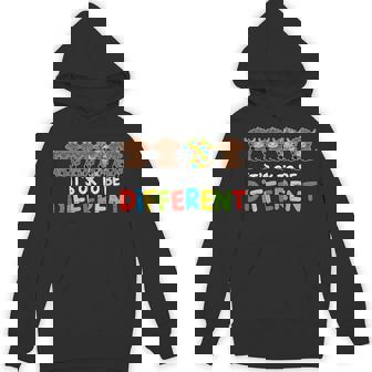 Its Ok To Be Different Highland Cow Heifer Autism Awareness Hoodie - Monsterry