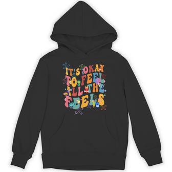 It's Ok To Feel All The Feels Emotional Wellness Hoodie - Thegiftio UK