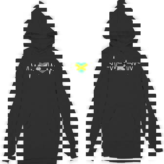 Jamaica Love Patriotic Heritage Proud Jamaican Flag Travel Hoodie | Mazezy
