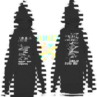 Jamaica Young King Jamaican Boy African Proud Jamaican Flag Hoodie - Monsterry