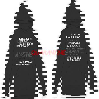 January February Quarantine December 2020 Unisex Hoodie - Monsterry