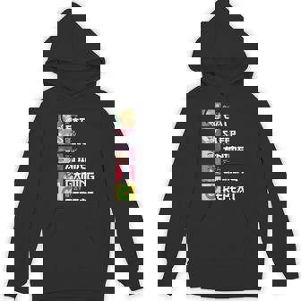 Japan Boba Manga Kawaii Cool Gamer Japanese Eat Sleep Anime Gaming Repeat -Youth Black Small Anime Hoodie - Monsterry